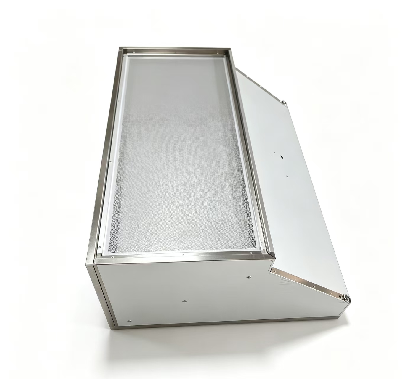 Reference configuration: exhaust hood with perforated intake panel and side door
